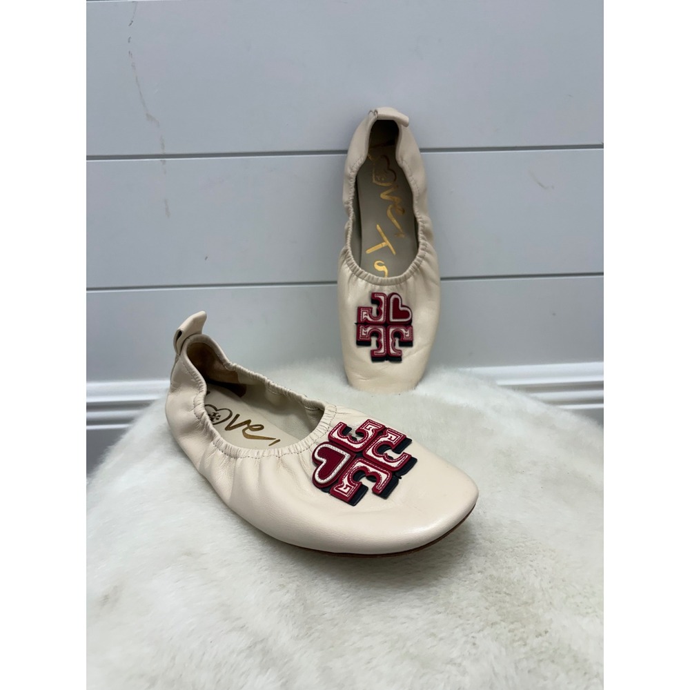 LIMITED EDITION Tory Burch "Love" Heart Ballet Flats
